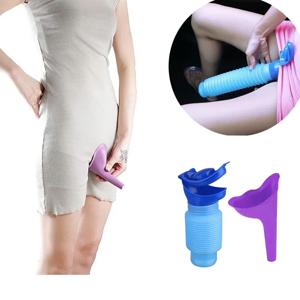 Outdoor Camping Urinal - Portable 750ML Outdoor Urine for Women