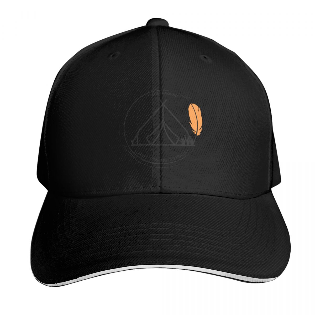 Outdoor Camping Australia - WA -text Design-Ladies Camping Australia Baseball