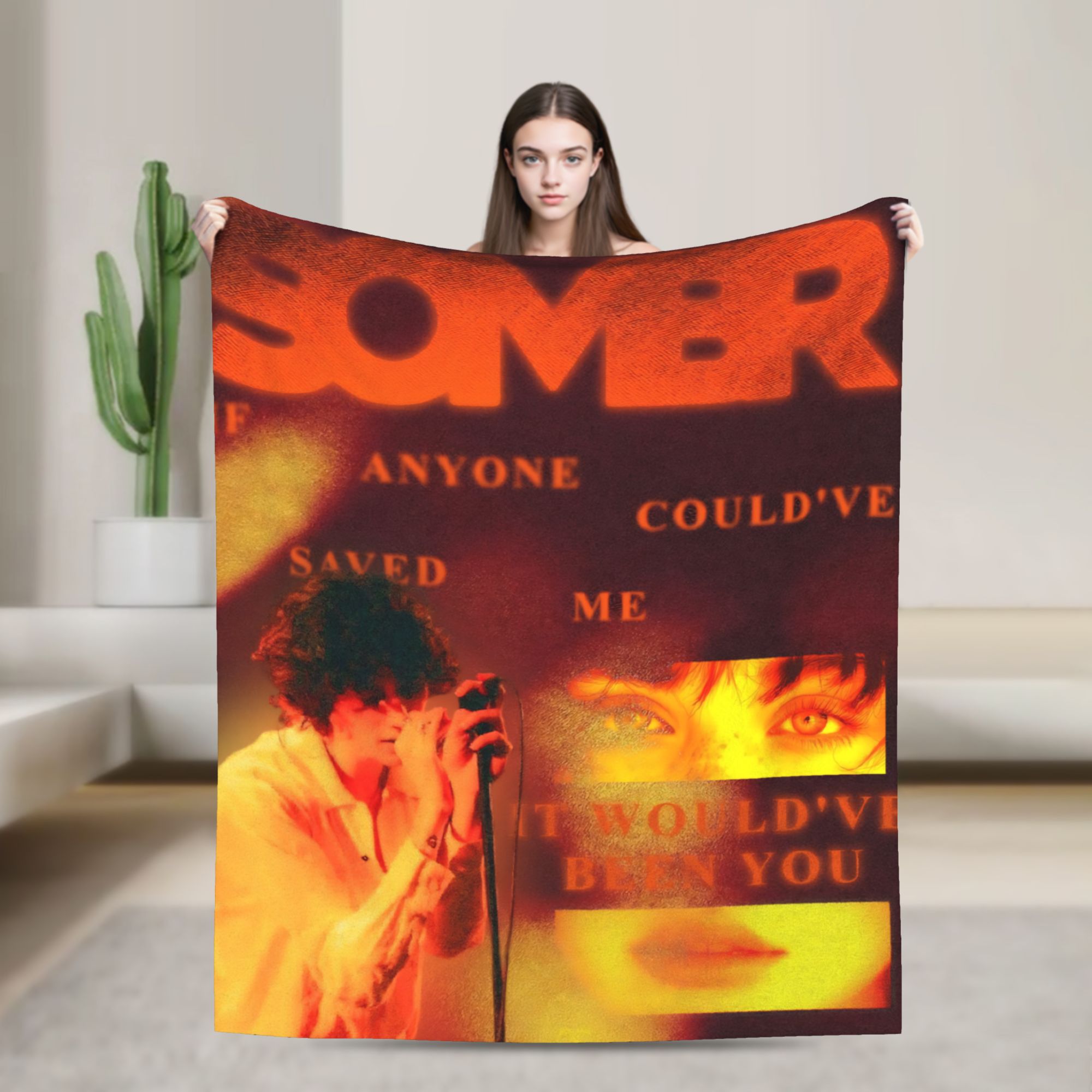 Outdoor Camping Ideas For Adults - Sombr Music Blanket Camping Flannel Throw