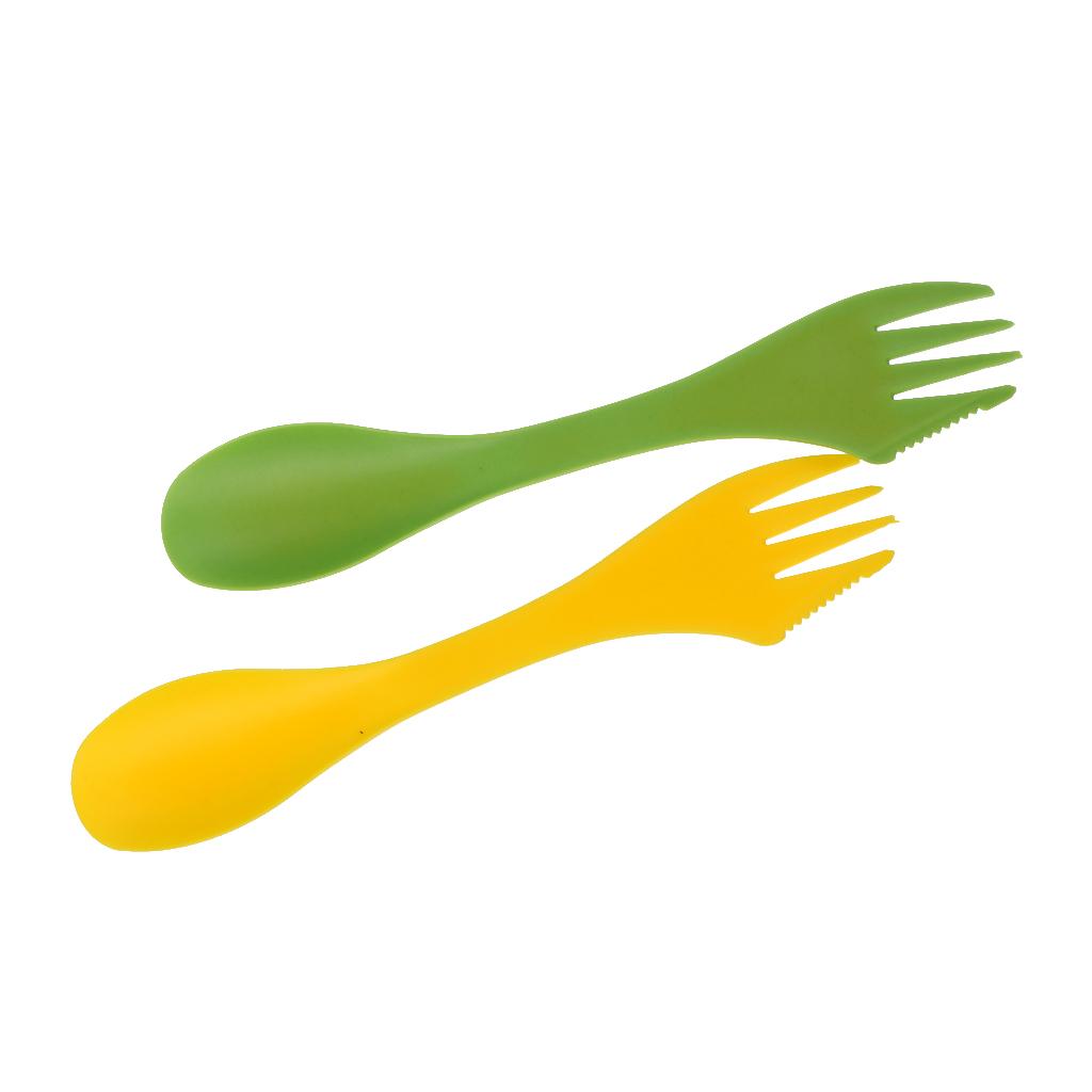 Outdoor Camping Uk - Multi-functional Camping Spork Fork Cutlery Set