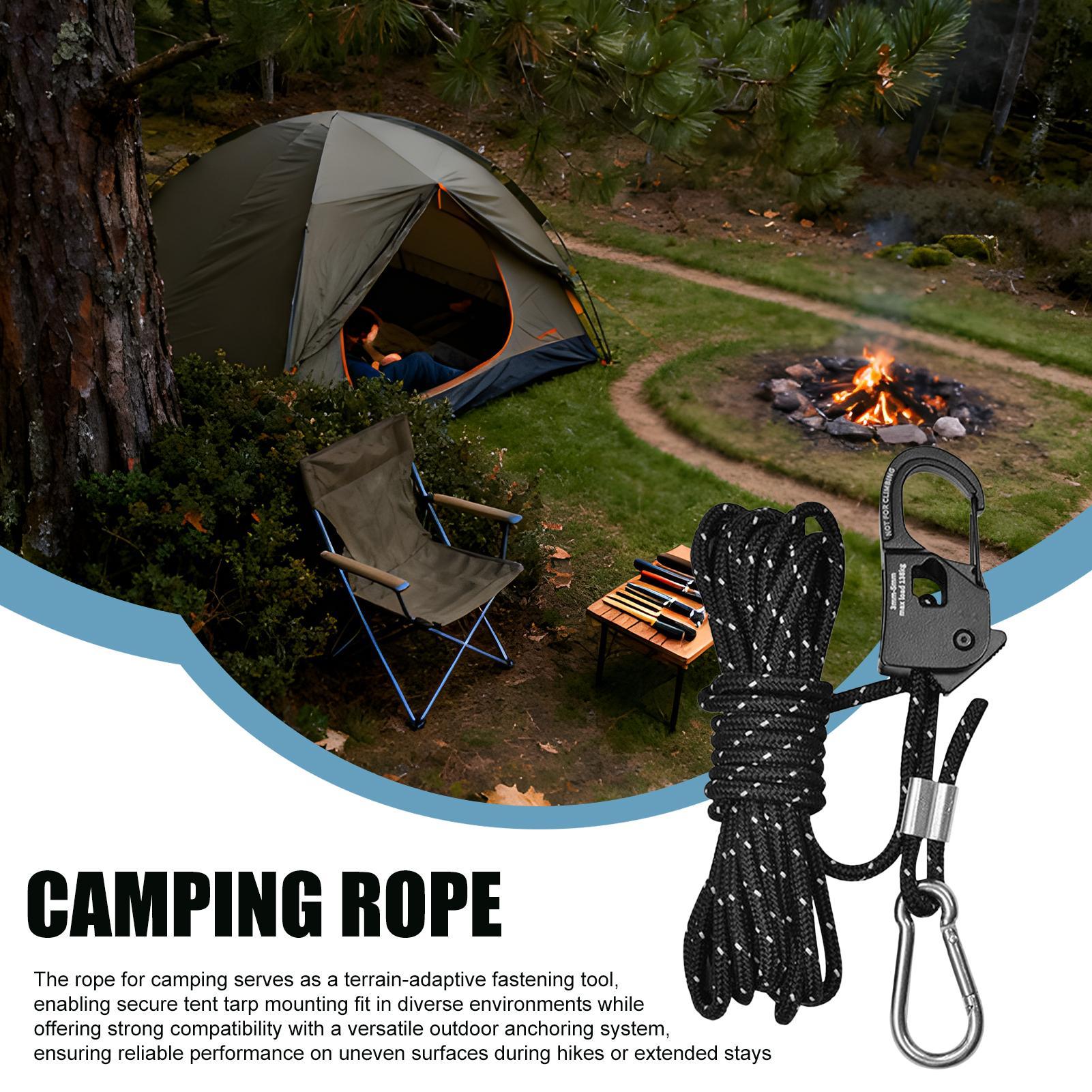 Outdoor Camping Guy - Reflective Nylon Camping Rope Tent Guy