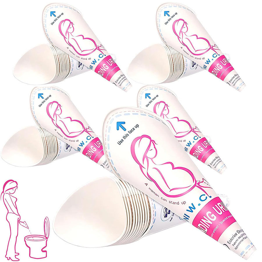 Outdoor Camping Urinal - 6/12/24pcs Disposable Female Urination Device Portable