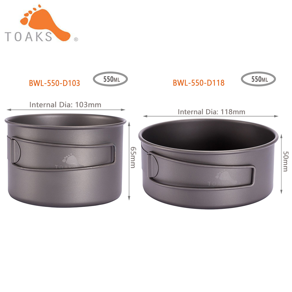 TOAKS BWL-550  Camping Titaniu - Outdoor Camping Uk 评论和价格