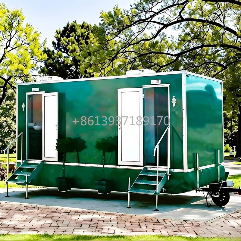 Mobile Toilet Trailer with Bas - Portable Camp Toilet 评论和价格
