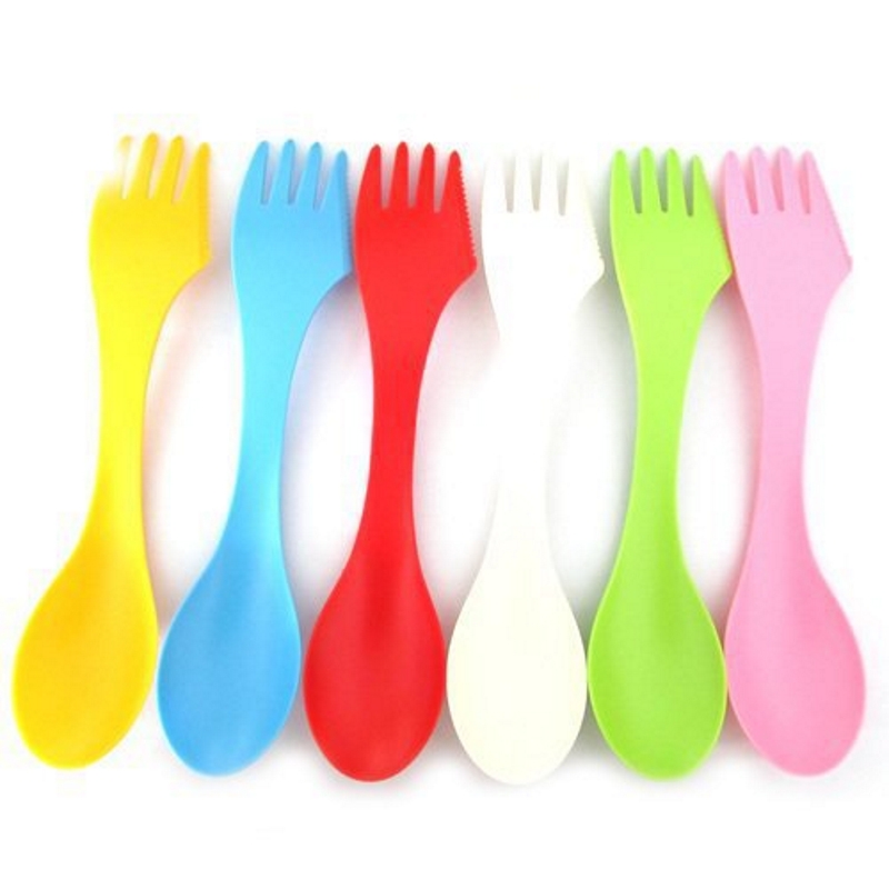 6PCS 3-in-1 Camp Utensils Set  - Outdoor Camping Uk 评论和价格