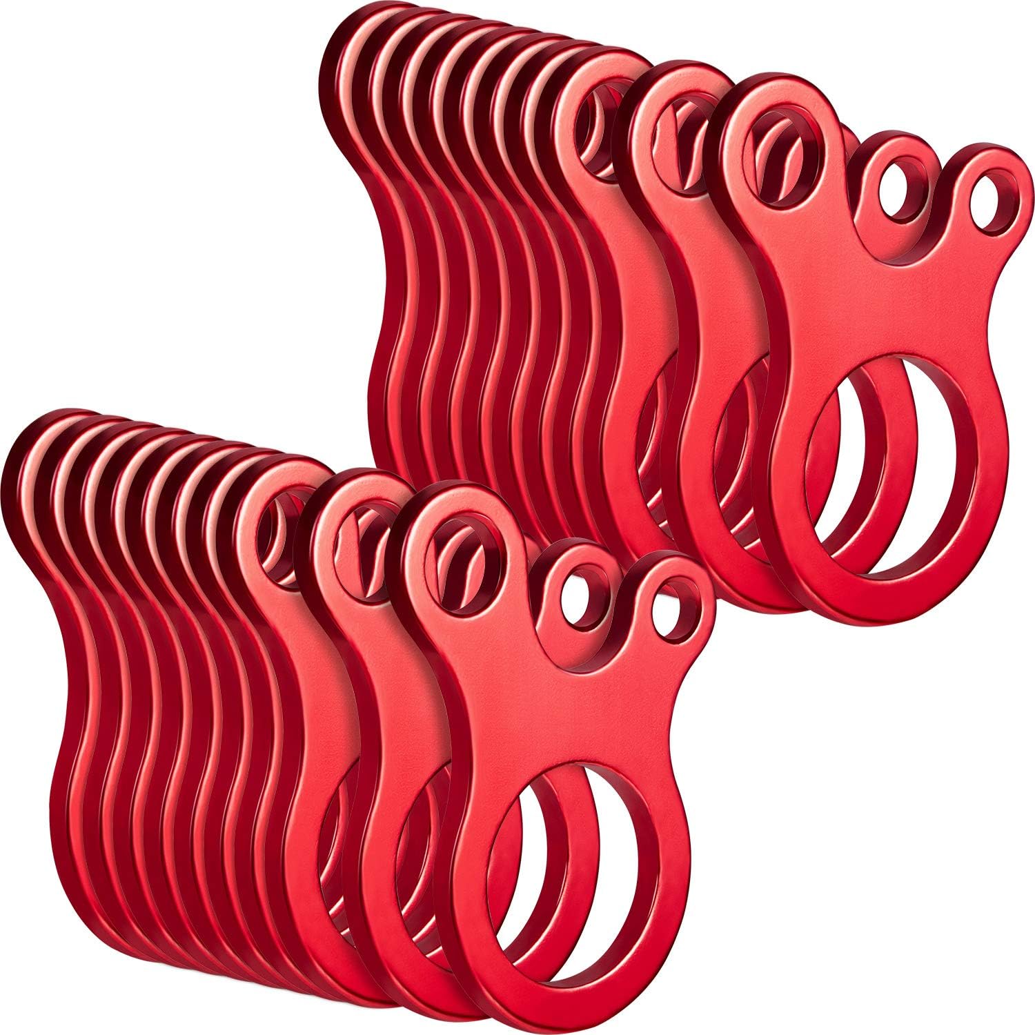 20Pcs Aluminum Alloy Tent Guyl - Outdoor Camping Guy 评论和价格