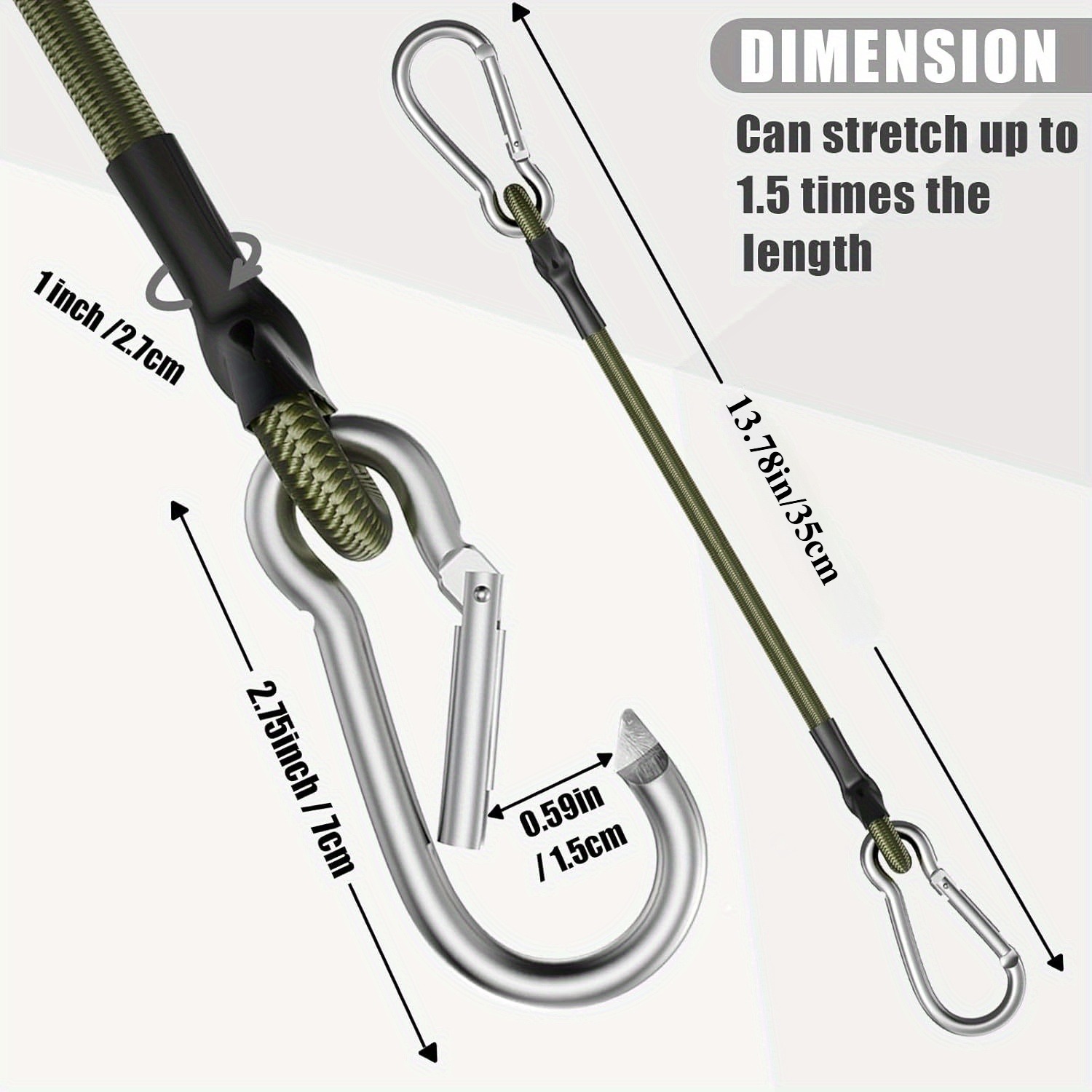 4 Heavy-Duty Rubber Belts with - Outdoor Camping Equipment 评论和价格