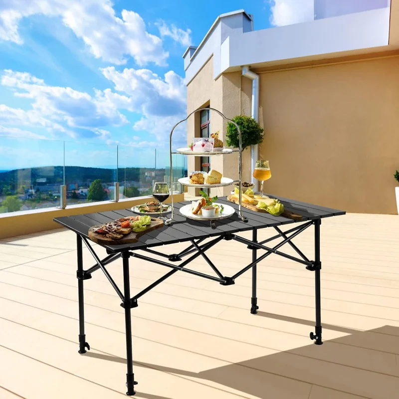 Camping Table with Storage Bas - Outdoor Camping Table With Storage 评论和价格