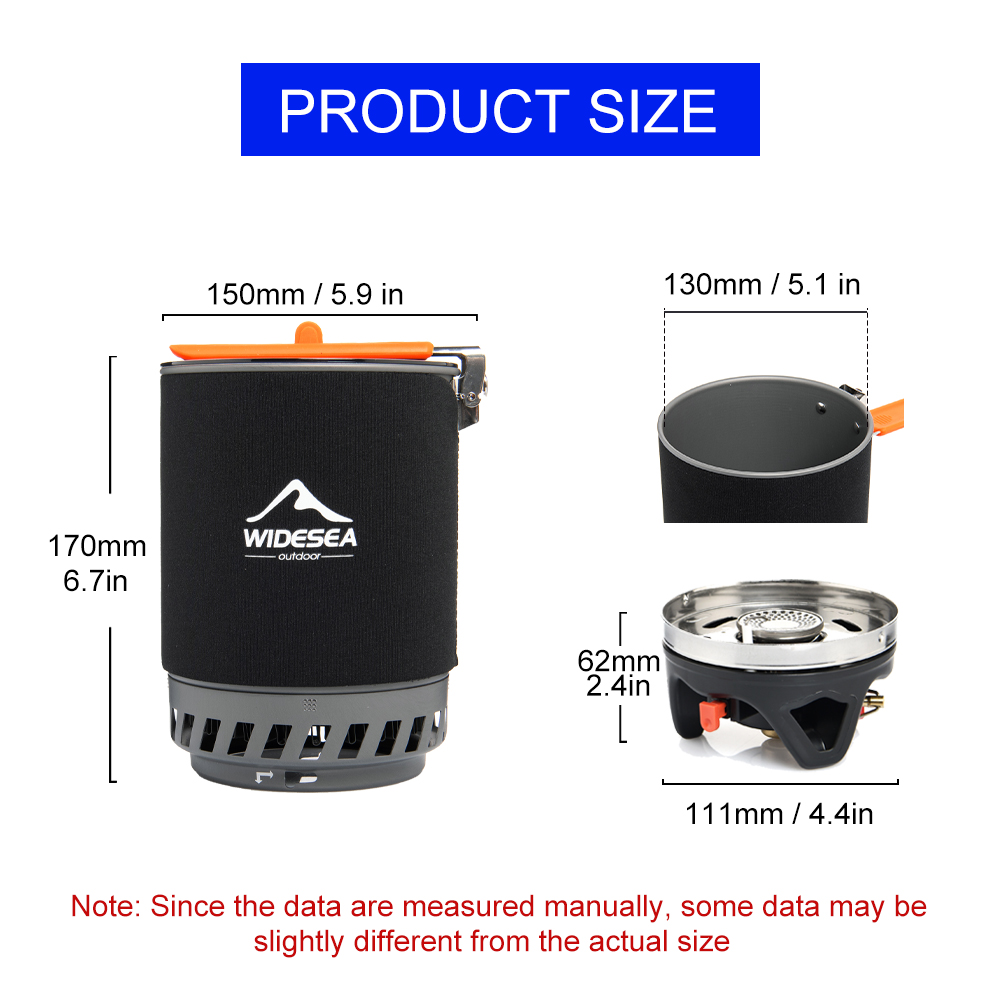 Widesea Camping Cooking System - Outdoor Camping Gas Stove 评论和价格