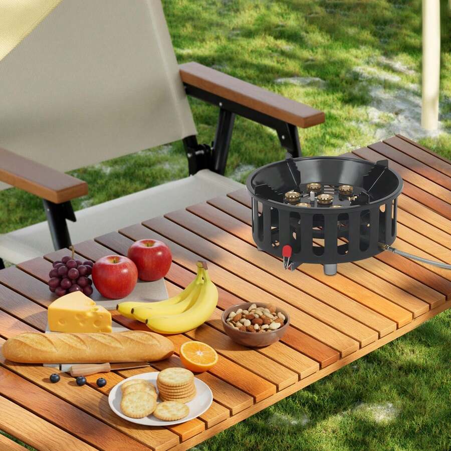 Portable Camping Stove With 3  - Outdoor Camping Gas Stove 评论和价格