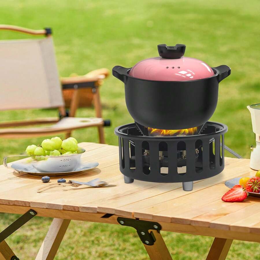 Portable Camping Stove With 3  - Outdoor Camping Gas Stove 评论和价格