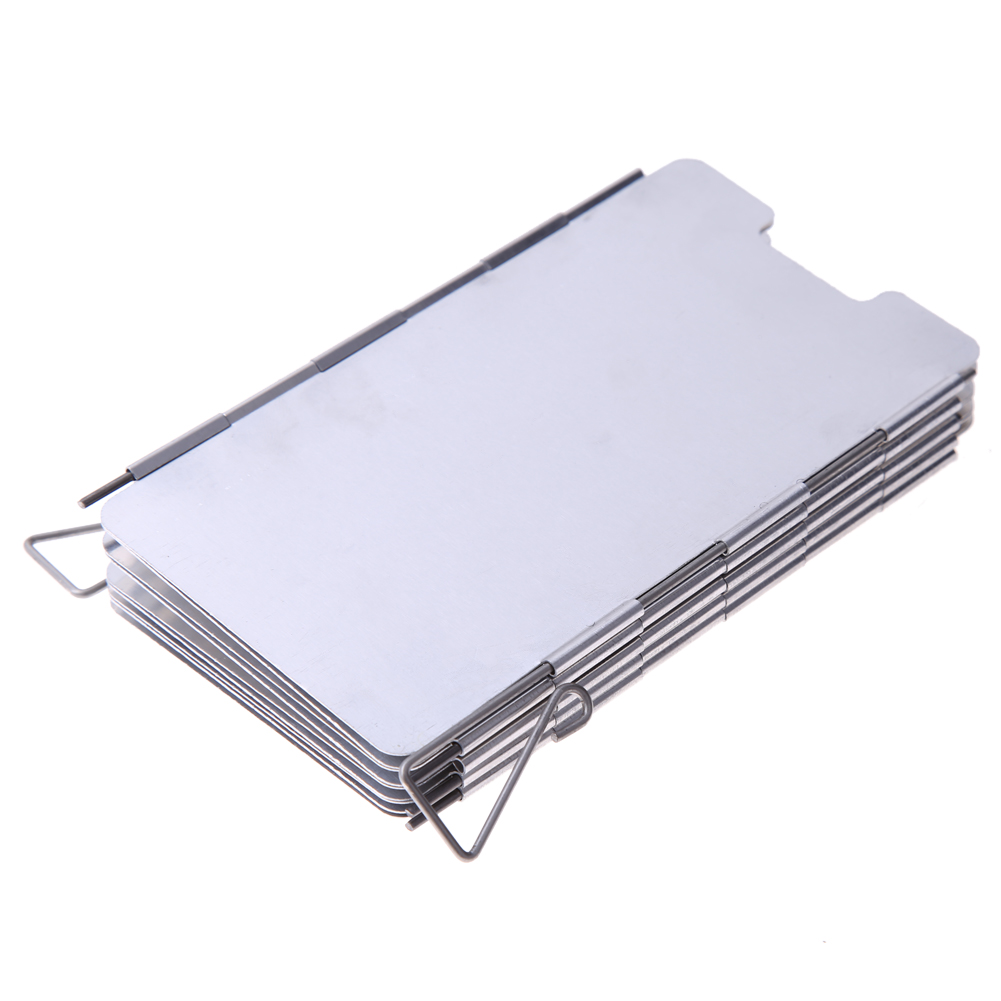 9pcs Windproof Windshield Fold - Outdoor Camping Gas Stove 评论和价格