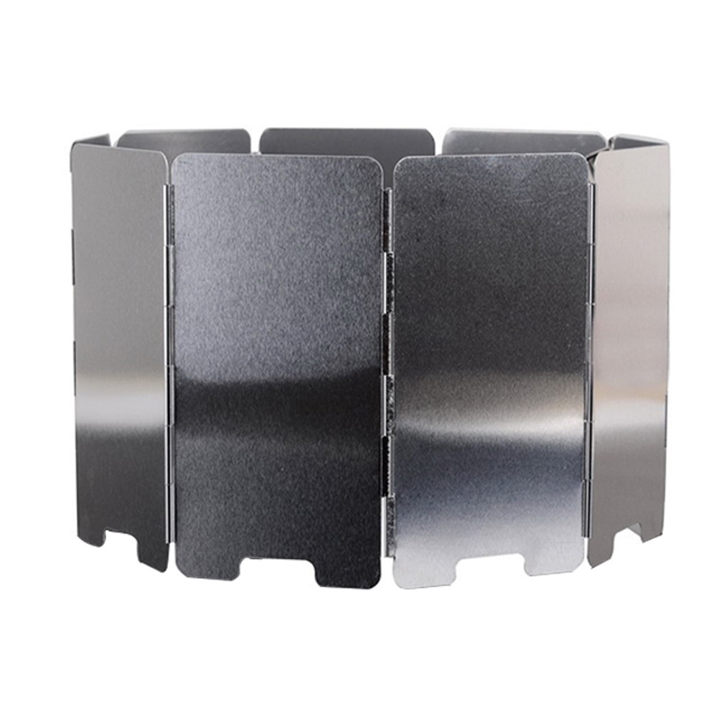 9pcs Windproof Windshield Fold - Outdoor Camping Gas Stove 评论和价格