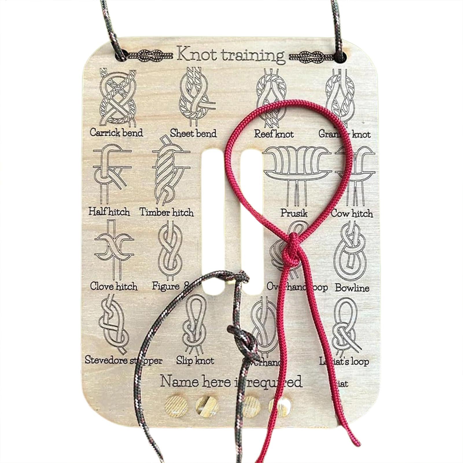 Creative Knot Tying Practice B - Outdoor Camping Ideas For Adults 评论和价格