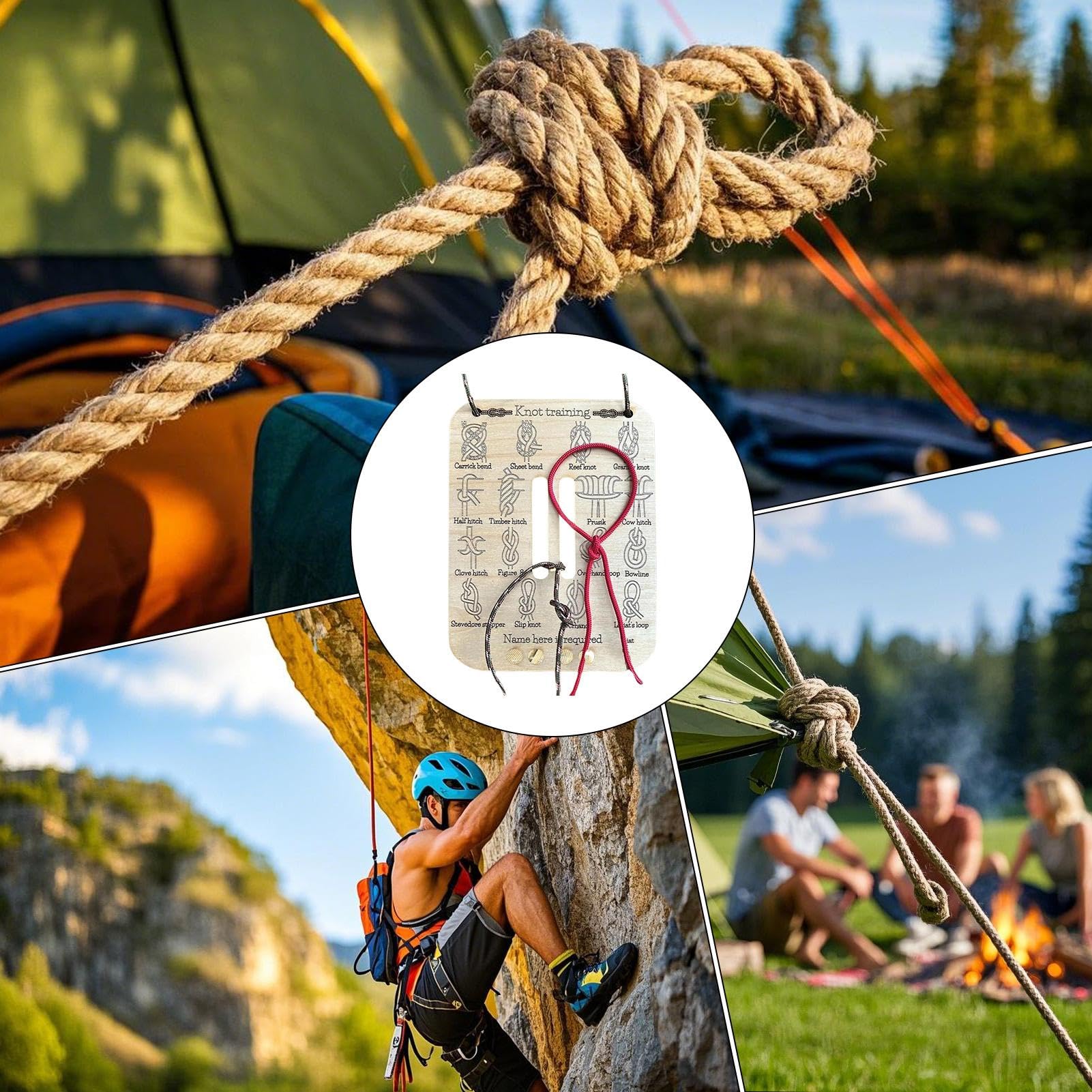 Creative Knot Tying Practice B - Outdoor Camping Ideas For Adults 评论和价格