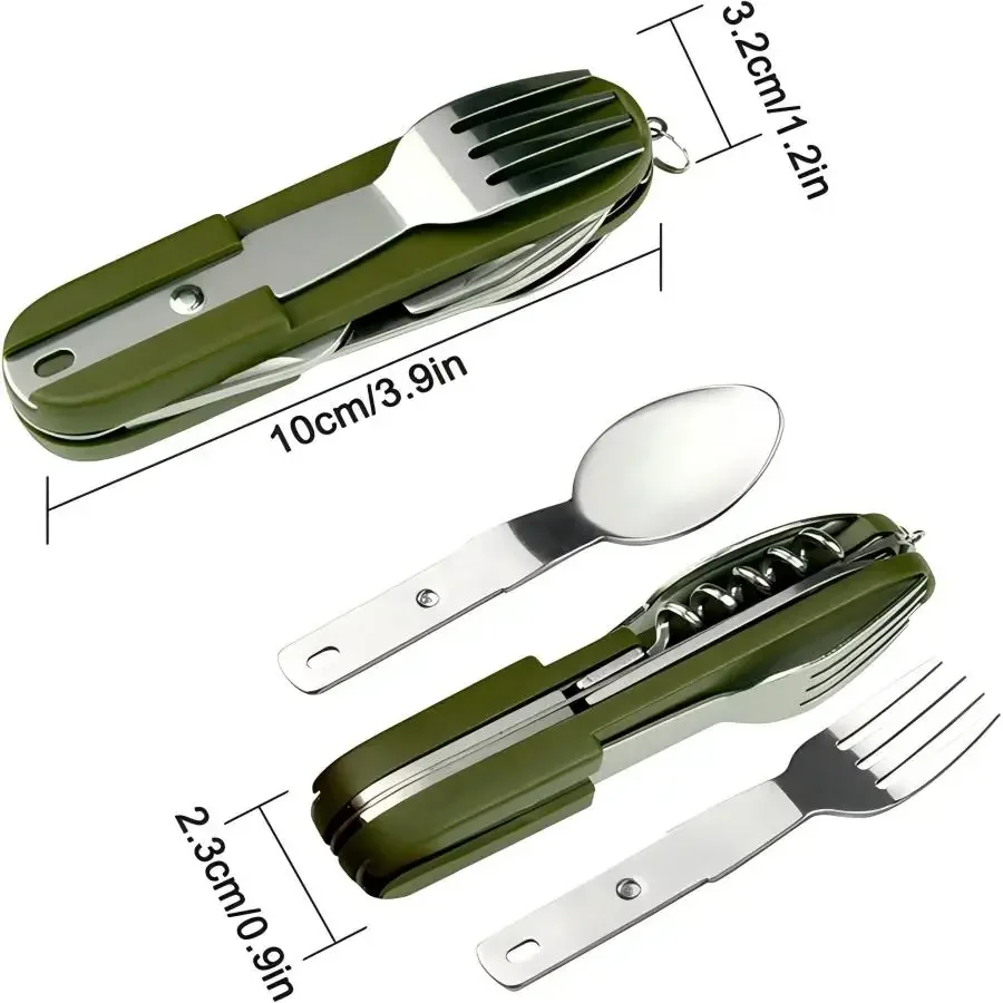 Camping Gear 5-in-1 Stainless  - Outdoor Camping Uk 评论和价格