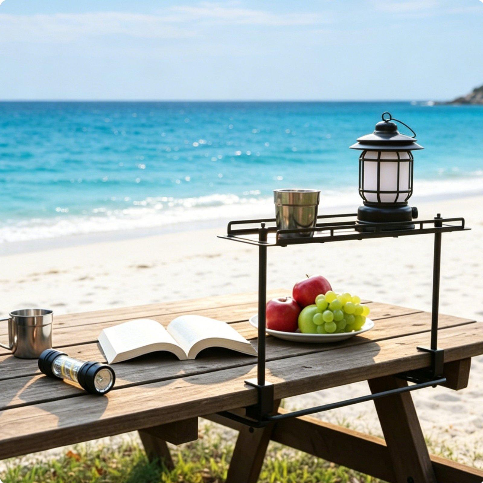Outdoor Storage Rack Lightweig - Outdoor Camping Table With Storage 评论和价格