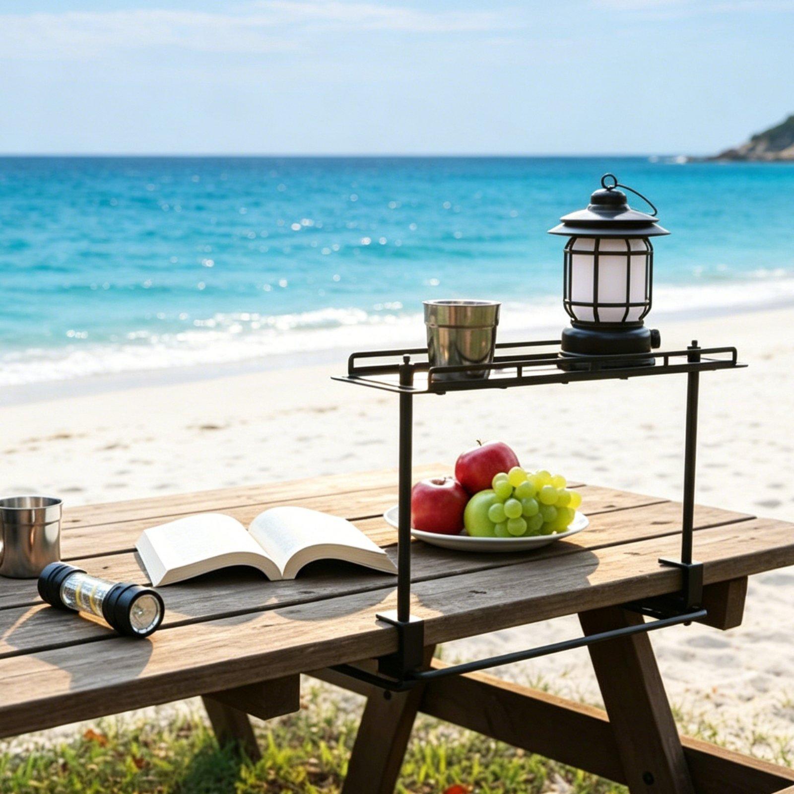 Outdoor Storage Rack Lightweig - Outdoor Camping Table With Storage 评论和价格