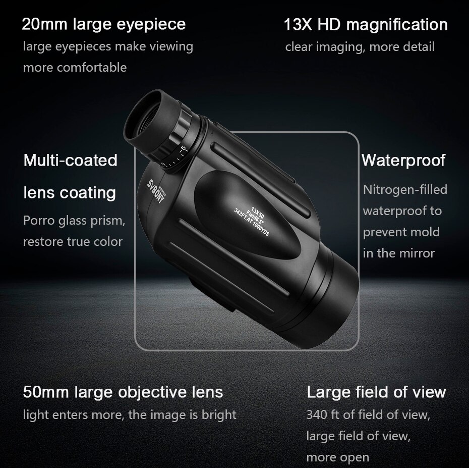 Svbony Telescope SV49 Monocula - Outdoor Camping Equipment 评论和价格