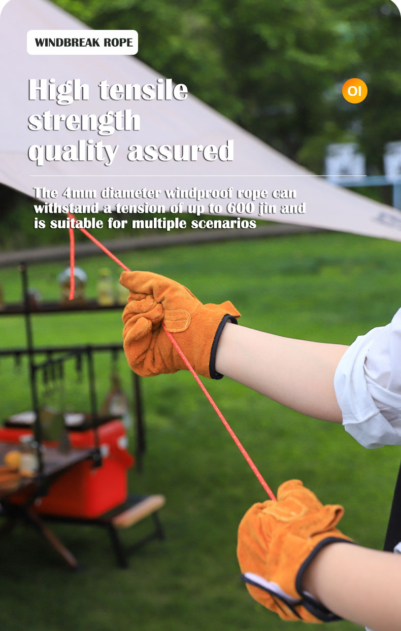 Tent Ropes 4mm Reflective Cord - Outdoor Camping Guy 评论和价格