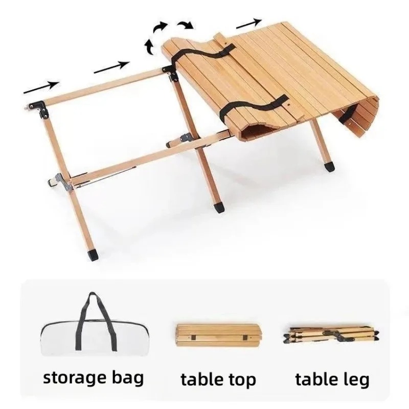 Barbecue Camping Egg Roll Stor - Outdoor Camping Table With Storage 评论和价格