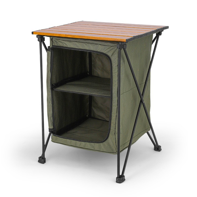 Aluminum Alloy Foldable Storag - Outdoor Camping Table With Storage 评论和价格