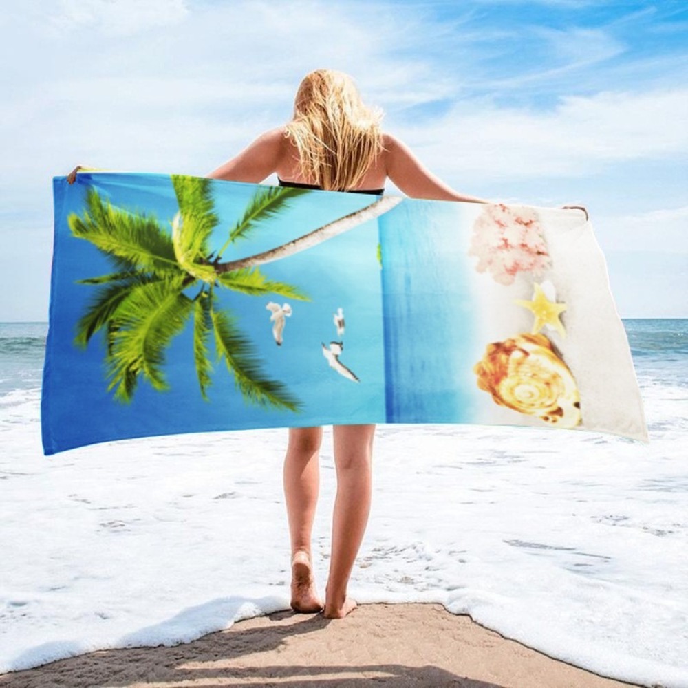 Leopard Print Bath Towel 70x14 - Outdoor Camping Blanket 评论和价格