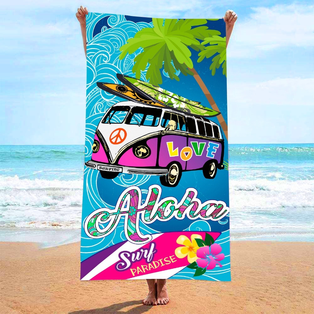 Leopard Print Bath Towel 70x14 - Outdoor Camping Blanket 评论和价格