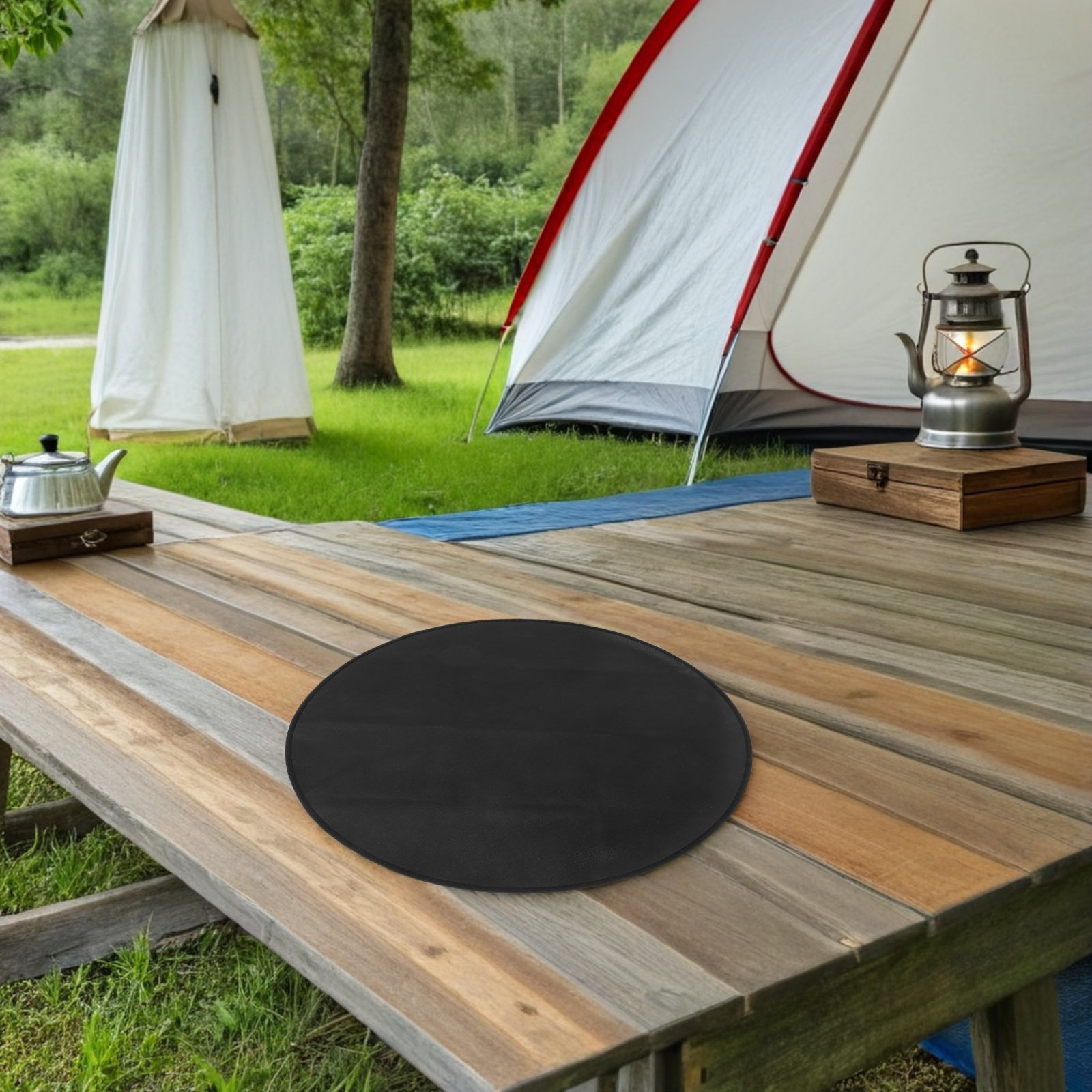 Round Fireproof Bbq Mat Heat R - Outdoor Camping Gas Stove 评论和价格