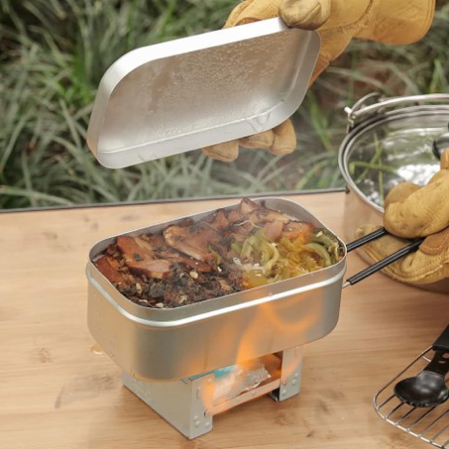 Foldable Bento Box Handle, Lun - Outdoor Camping Uk 评论和价格