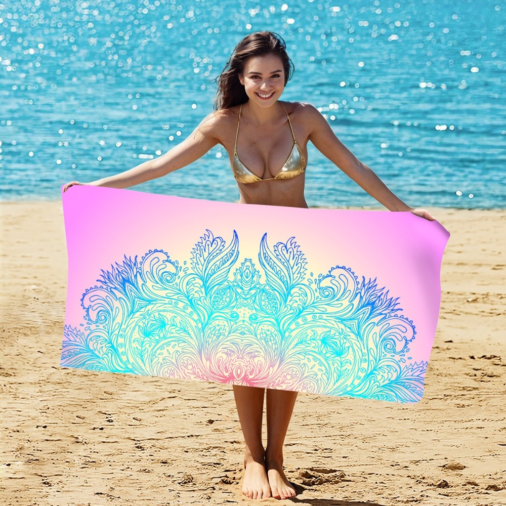 Mysterious Pattern Beach Towel - Outdoor Camping Blanket 评论和价格